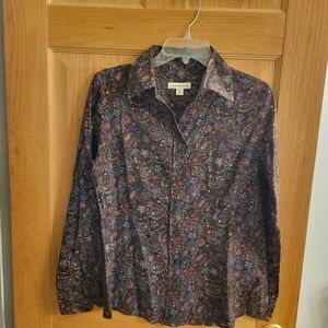 Coldwater Creek Women's Paisley Shirt - Multicolor
